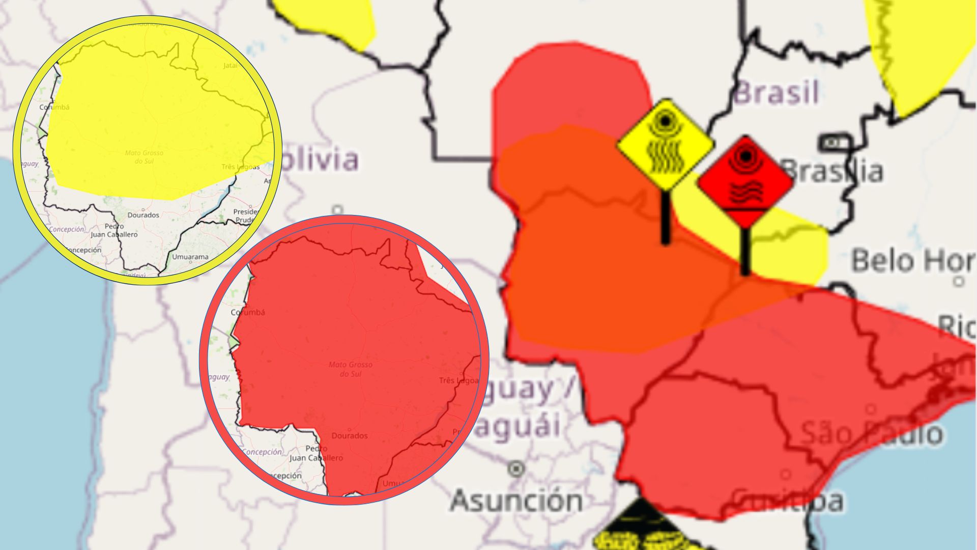 Onda de calor coloca MS sob alerta vermelho até quarta-feira