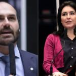 TRE-SP determina remoção do vídeo de Eduardo Bolsonaro sobre Tebet