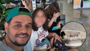 ‘Juntos até o fim’: pai e filhas mortos em acidente na BR-163 são velados com cachorrinha