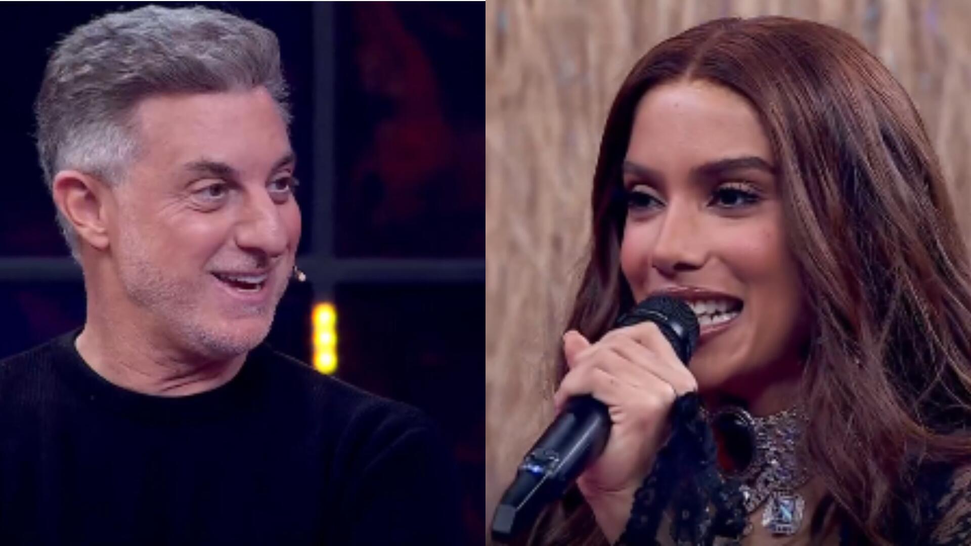 Sincerona, Anitta expõe os bastidores da Globo no ‘Domingão com Huck’