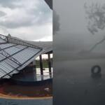 VÍDEO: Após calor de 37 ºC, temporal causa estragos em Iguatemi