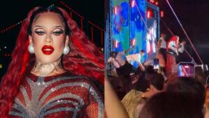 VÍDEO: Palco desaba com dançarinos durante show de Gloria Groove em MG