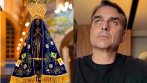 Mendonça manda apagar posts sobre Nossa Senhora e Flávio Bolsonaro