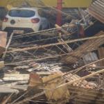 Oficina ficou destruída