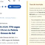 PMMS alerta para golpes com falsos concursos e links de inscrição