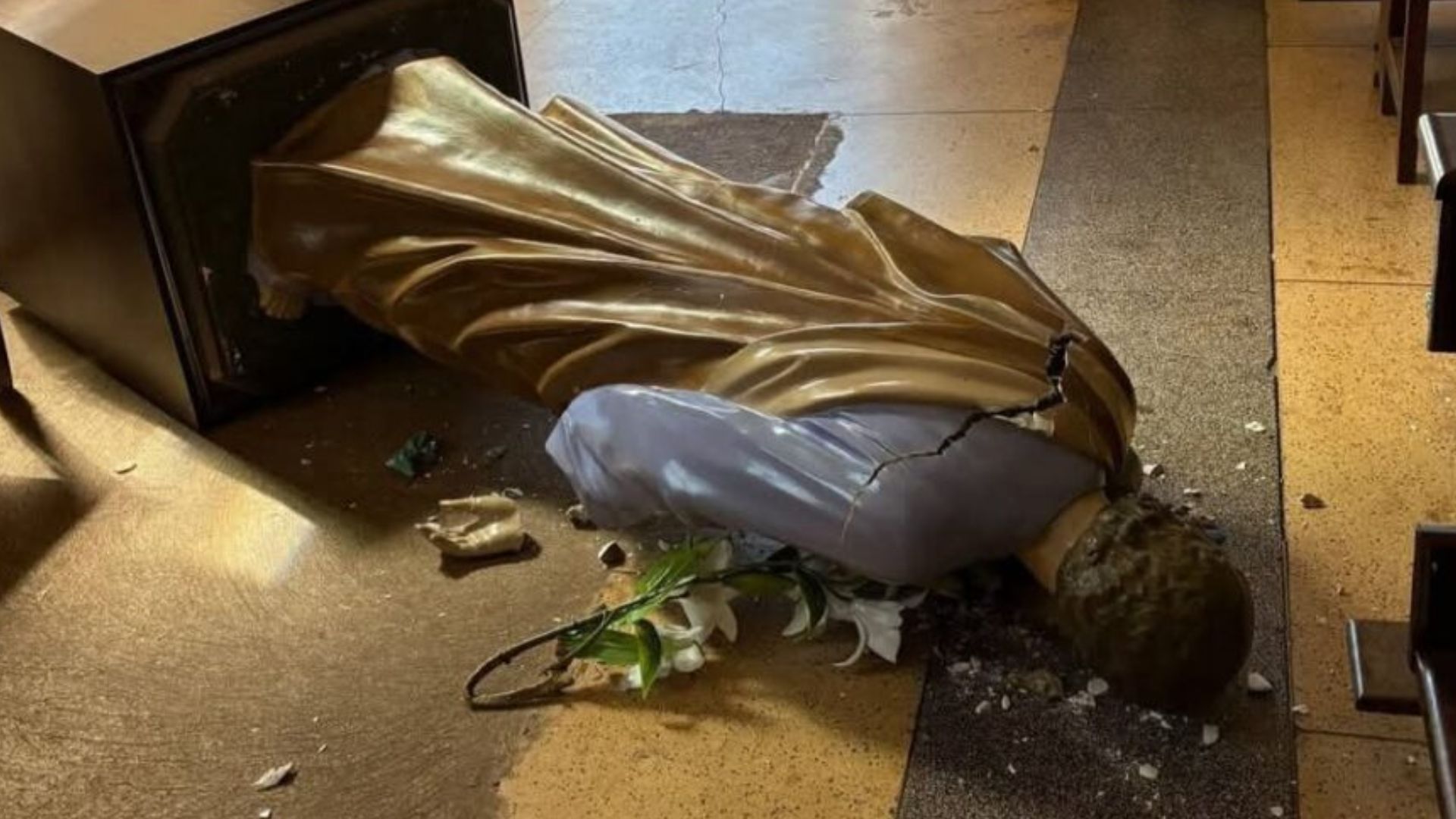 ‘Sou PCC’, disse suspeito após ser preso por quebrar santo em paróquia de Cassilândia
