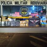 Avaliada em R$ 827 mil, carga contrabandeada do Paraguai é apreendida na MS-379