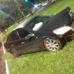 VÍDEO: Motorista embriagado invade canteiro central na Cônsul Assaf Trad