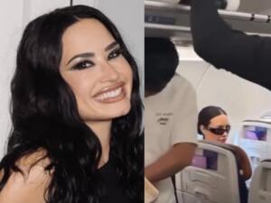 Demi Lovato surpreende ao viajar de classe econômica entre Rio e São Paulo