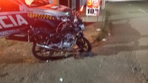 Motociclista fica ferido em acidente com carro durante conversão na Tamandaré