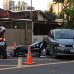 acidente carro moto
