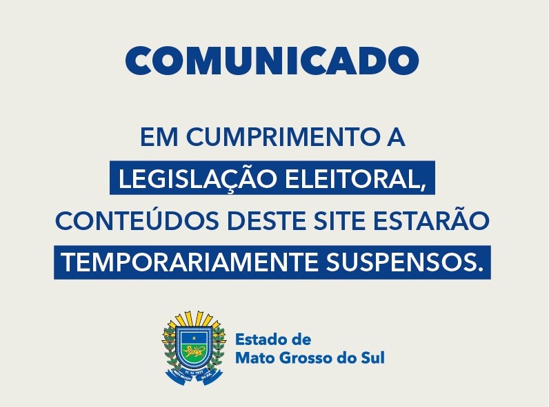 Site de notícias do Governo de MS sai definitivamente do ar devido à campanha eleitoral