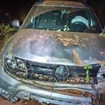 Suspeito furta carro em residência, sofre acidente e abandona veículo na MS-427