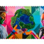Obra de Eduardo Kobra estampa selo comemorativo da ONU