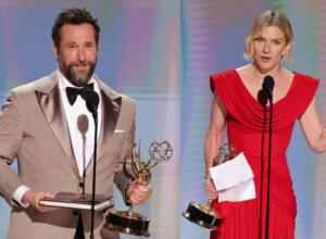 Emmy 2026 de melhor ator e melhor atriz em drama, Rhea Seehorn e Noah Wyle
