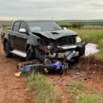 Motociclista de 51 anos morre ao colidir de frente com caminhonete na MS-141