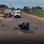 Motociclista morre em acidente com carro em Brasilândia