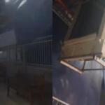 Durante temporal, ventania assusta comerciantes do camelódromo em Campo Grande