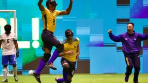 Brasil é hepatcampeão da Copa América de futebol de cegos em SP
