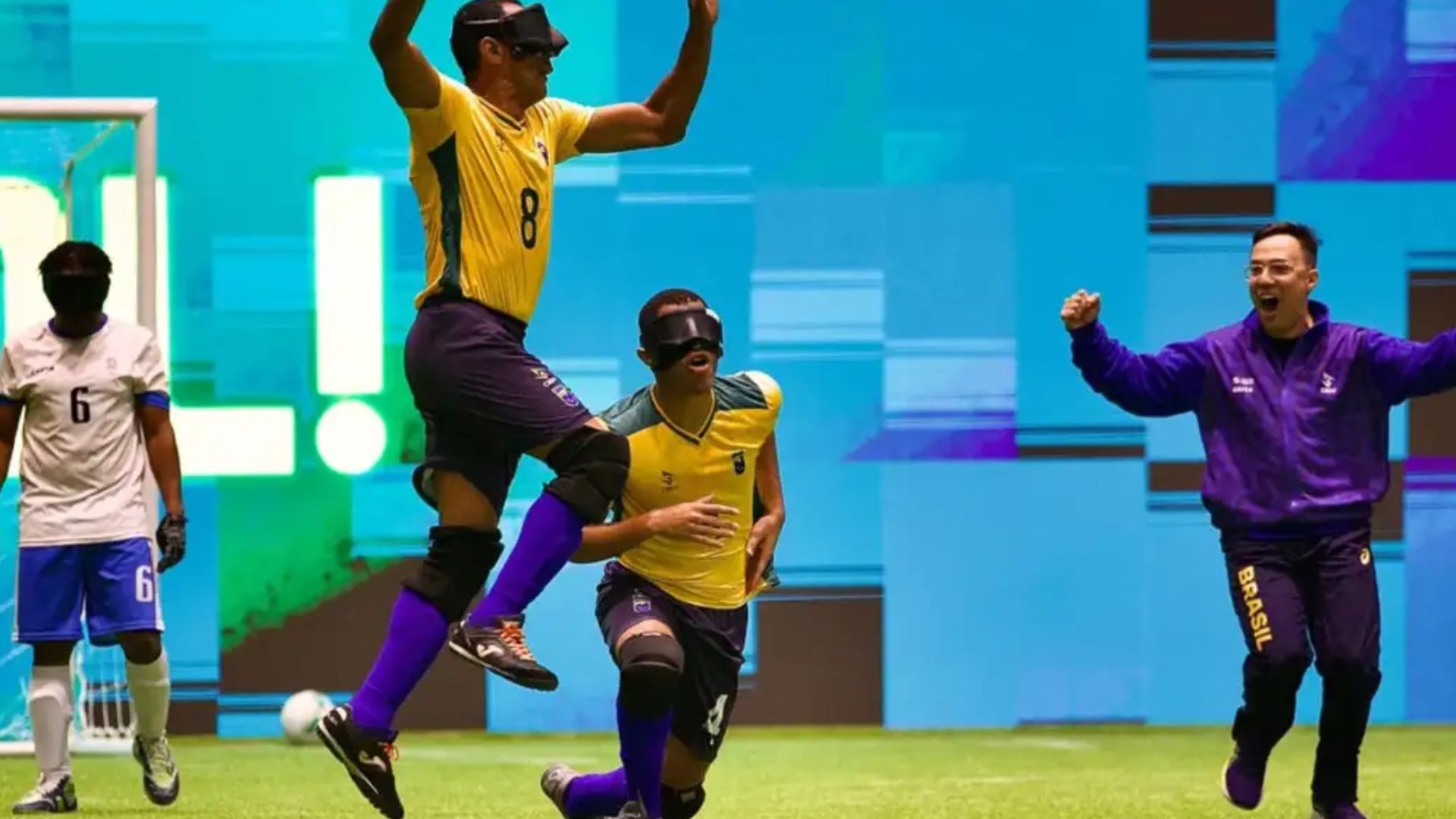 Brasil é hepatcampeão da Copa América de futebol de cegos em SP