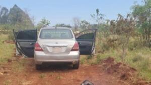Corpo com marcas de tiro é encontrado semicarbonizado em estrada rural no Paraguai