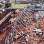 VÍDEO: imagens aéreas mostram estrutura em obra de supermercado que cedeu e matou trabalhadores