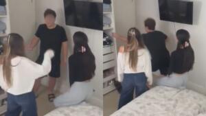 flagra rapaz ficava com duas