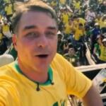 Em comício em Goiás, Flávio diz que irá participar de debate: ‘O Lula que lute’