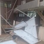 Ventos atingiram os 60,8 km/h e destruiu fachada do Fórum de Três Lagoas
