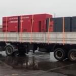 Geradores roubados da equipe do Gustavo Lima foram levados em caminhão com placas clonadas de MS