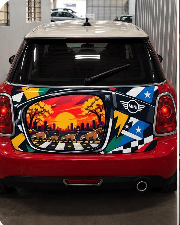 carro de cabeça pra baixo