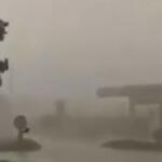 VÍDEO: Juti registra temporal com fortes ventos nesta segunda