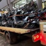 Cinco são presos com 32 motocicletas elétricas contrabandeadas