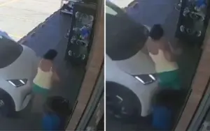 VÍDEO: Motorista confunde pedais e prensa mulher de 67 anos contra a parede em GO