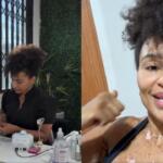Ex-BBB Natália Deodato compartilha rotina como manicure: ‘A vida também funciona sem plateia’
