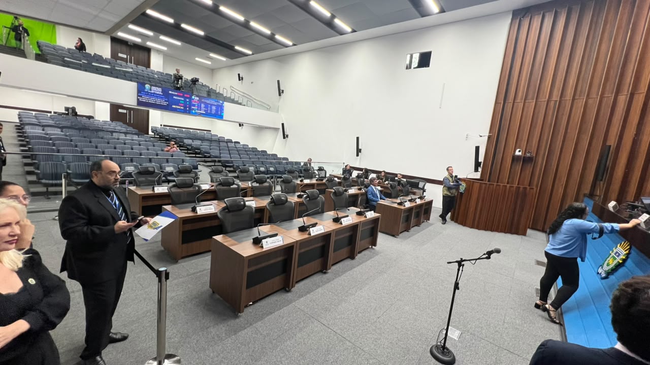 Última sessão da semana na Alems tem ausência de 79% dos deputados