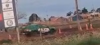 VÍDEO: viatura da Polícia Militar capota durante treinamento