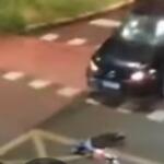Jovem fica desacordada em acidente entre carro e patinete na Afonso Pena
