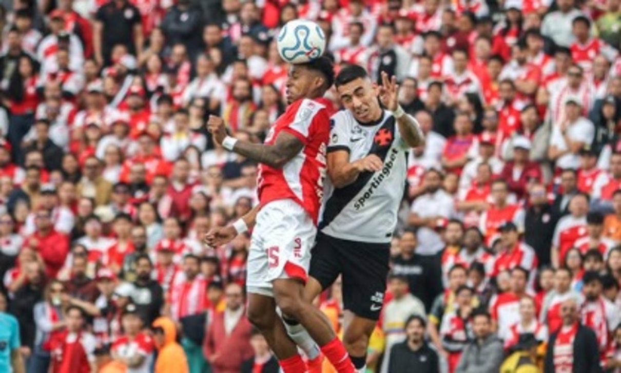 Vasco usa time misto, empata sem gols com Santa Fe e volta forte para decidir em São Januário