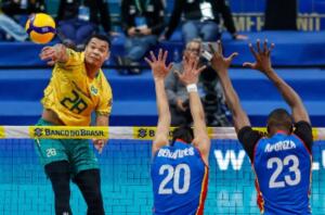 Brasil bate Colômbia e segue 100% no Sul-Americano masculino de vôlei