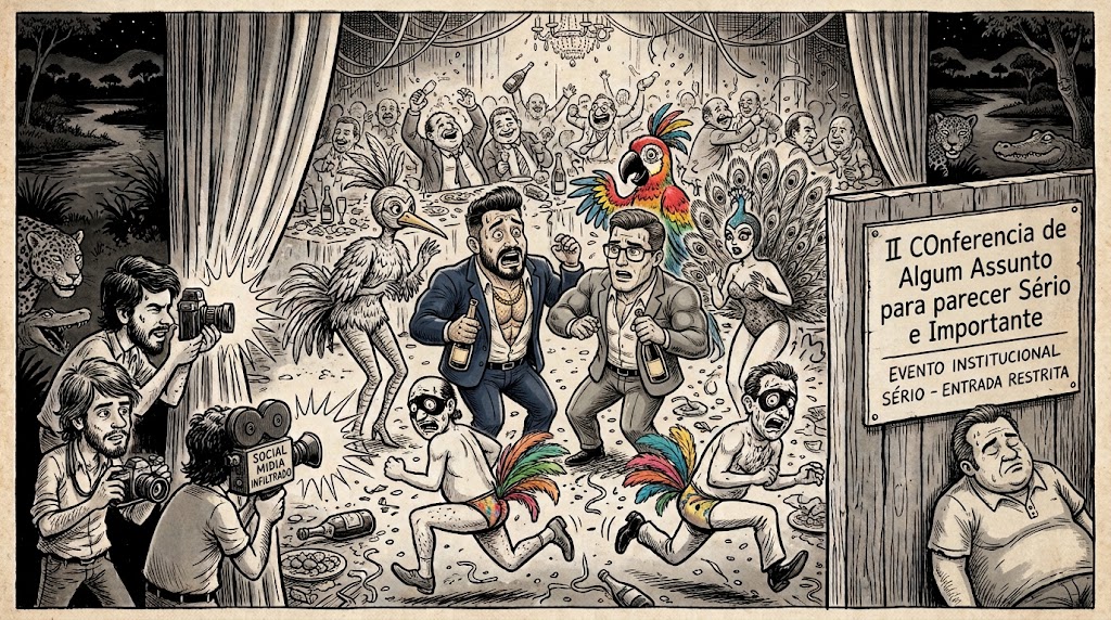 'Vorcarinho' do Pantanal promove festanças e registros preocupam em MS (Ilustração, Gemini)