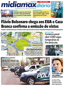 Flávio Bolsonaro chega aos EUA e Casa Branca confirma a emissão de vistos