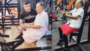 Exemplo a ser seguido? Aos 93 anos, idosa de Campo Grande choca com rotina na academia