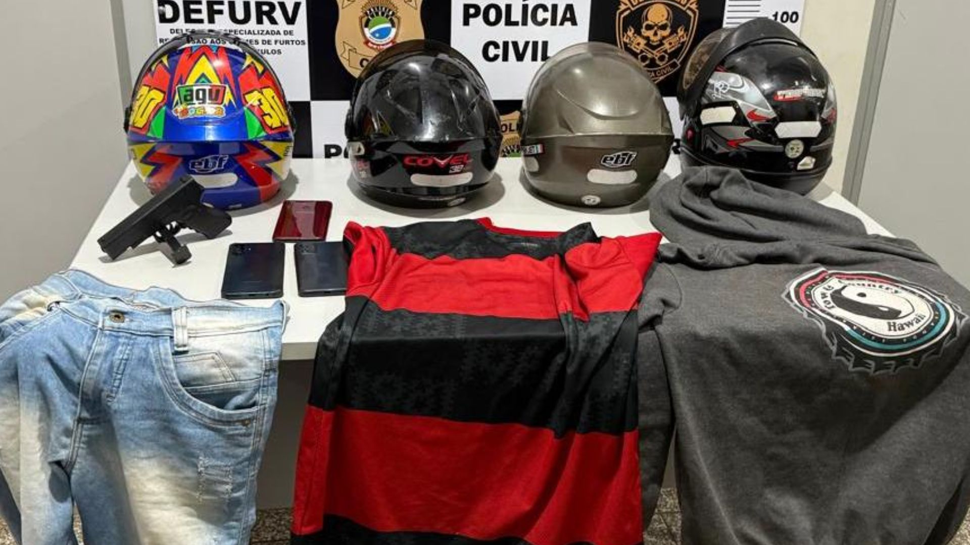Adolescentes suspeitos de praticarem roubos a motociclistas de aplicativo são apreendidos em Campo Grande