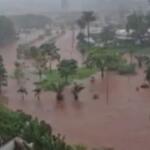 Imagens mostram alagamentos na rotatória da Rachid Neder há mais de uma década