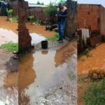 Temporal alagou casas, interditou ponte e deixou 8,5 mil casas sem luz em Ponta Porã