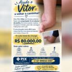 Mãe cria vaquinha para custear cirurgia do filho de 15 anos e ajudá-lo a voltar a andar