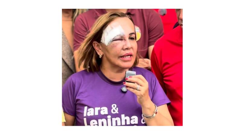 Durante ato político vereadora do PT é atacada com garrafas e pedras durante carreata em MG