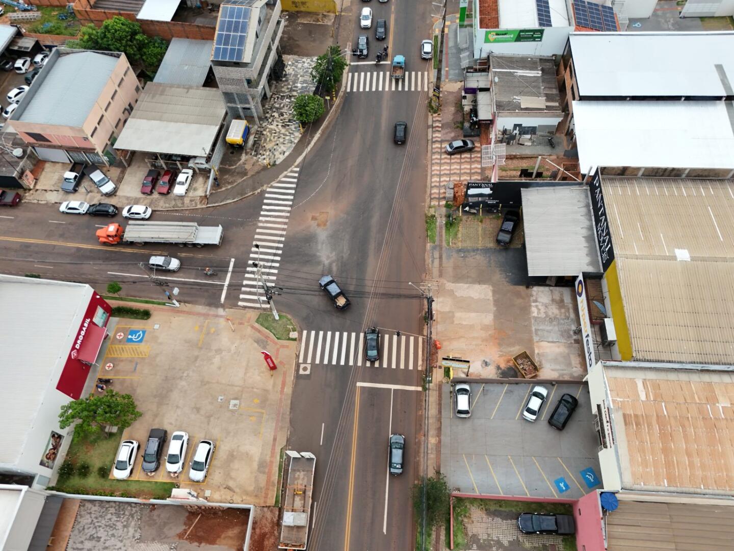 Campo Grande tem pontos de alteração no trânsito para obras noturnas de infraestrutura