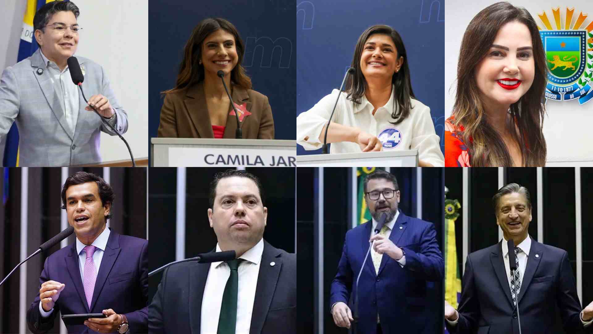 Conheça os oito deputados federais eleitos em Mato Grosso do Sul nas Eleições de 2026